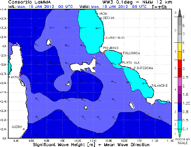 Giglio, il Lamma attiva bollettino meteo-marittimo giornaliero