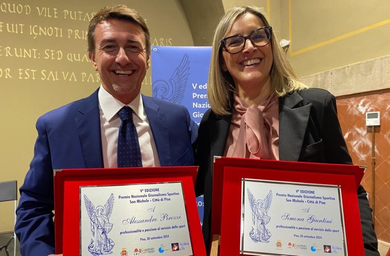 Premio ai giornalisti sportivi Pirozzi e Giuntini. Abbagnale (Canottaggio) premia i giovani