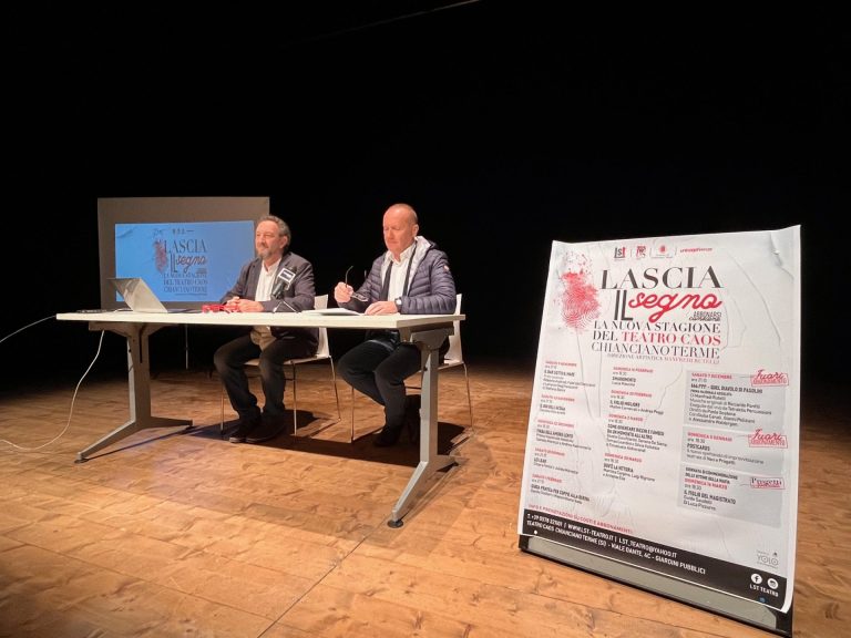 La stagione teatrale di Chianciano Terme ‘Lascia il segno’. Al Teatro Caos il via dal 9 novembre