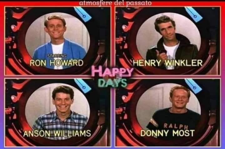 Happy days. I giorni felici con Fonzie quando il nostro mondo si fermava alle sette meno dieci